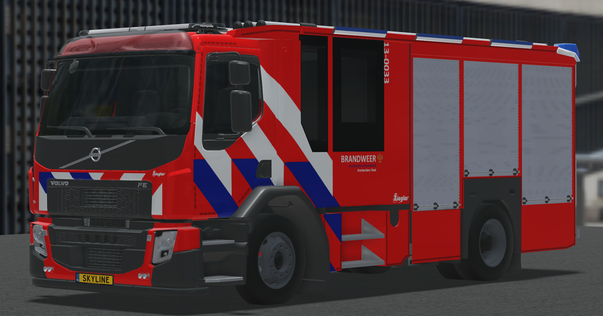 Volvo FE TST Brandweer